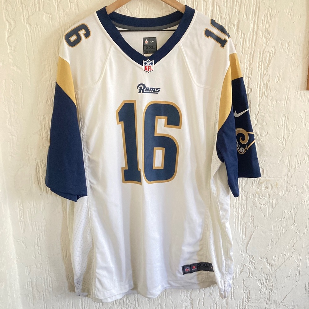 NFL LA Los Angeles Rams 16 Goff Pullover Football Jersey Size XXL
